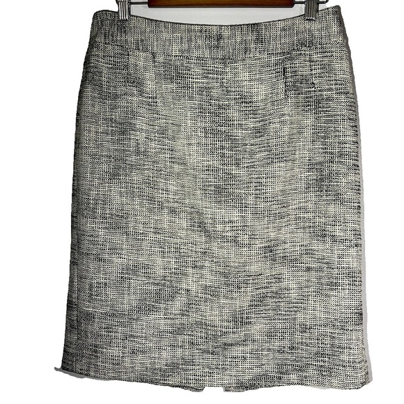 Banana Republic Cotton Tweed Dress Skirt Business Casual Fully Lined Size 10 - Picture 1 of 4